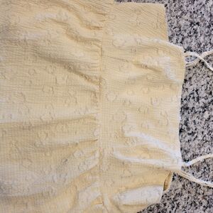 SHEIN Textured Yellow Top